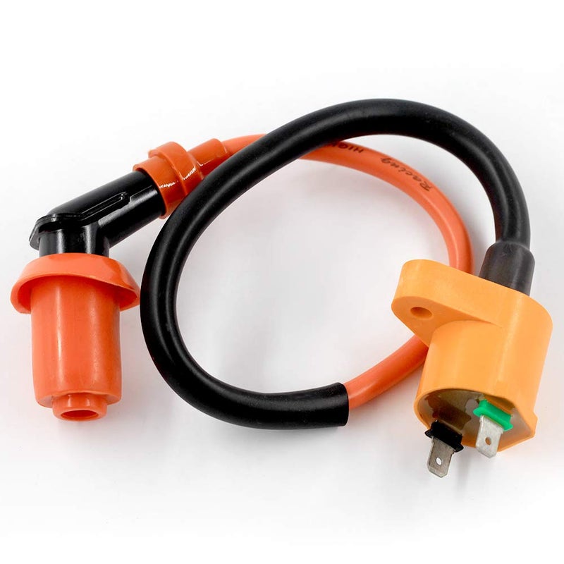 Trkimal High Performance Racing AC Cdi Box 6pin + Ignition Coil + 3 Electrode Spark Plug for GY6 50cc 80cc 125cc 150cc Moped Scooter ATV Go Kart - Image 2
